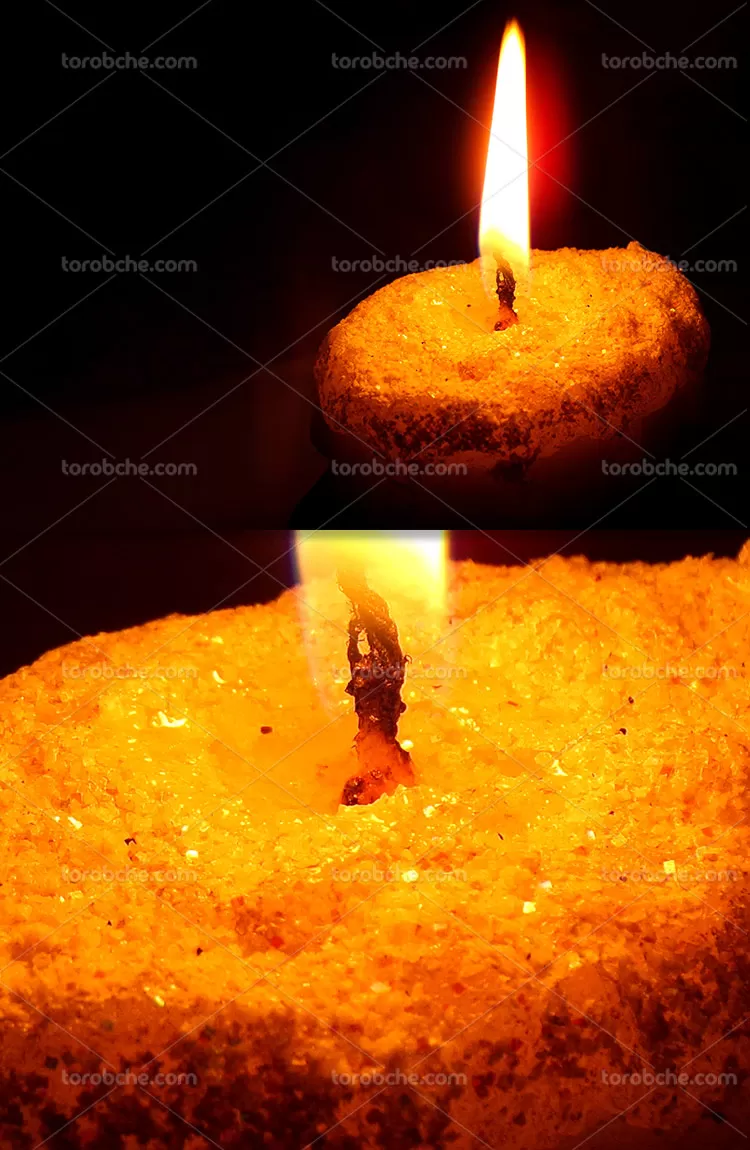عکس شمع روشن با کیفیت | گرافیک با طعم تربچه