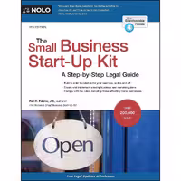 کتاب زبان اصلی Small Business StartUp Kit The اثر Peri Pakroo انتشارات NOLO