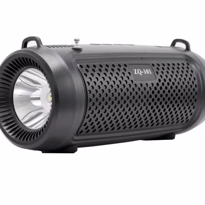 اسپیکر بلوتوثی همراه چراغ قوه 