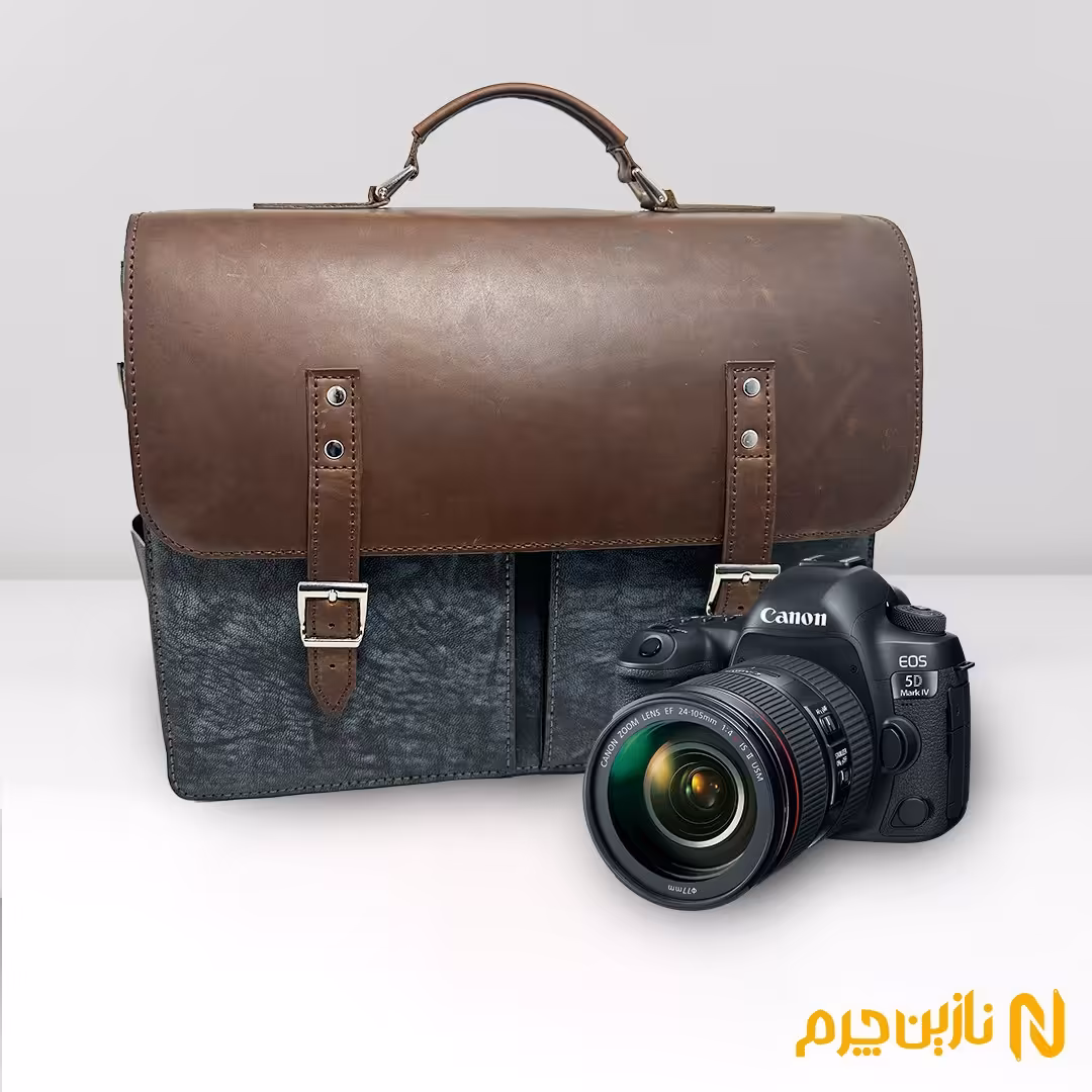 کیف چرم دوربین دستی