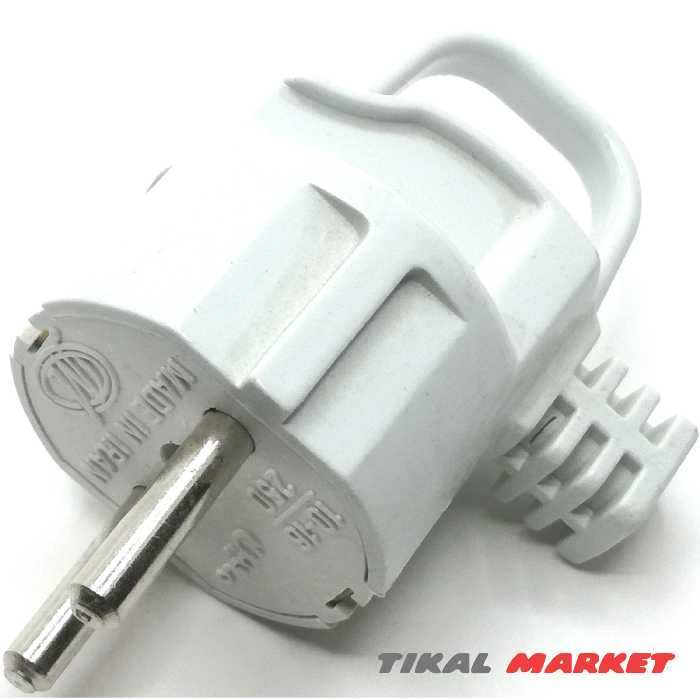 دوشاخه برق دسته دار معین