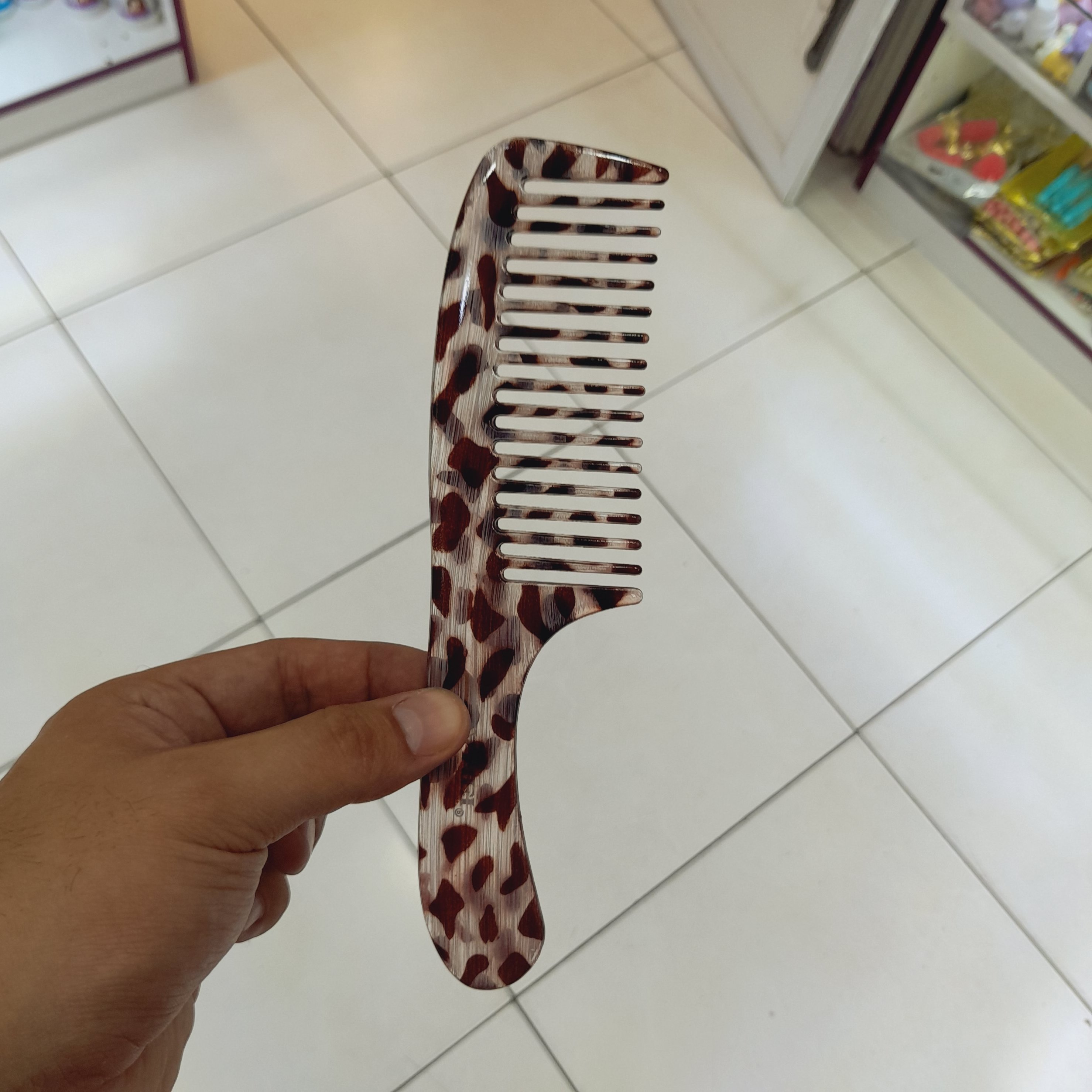 شانه مو پلنگی رنگ بندی