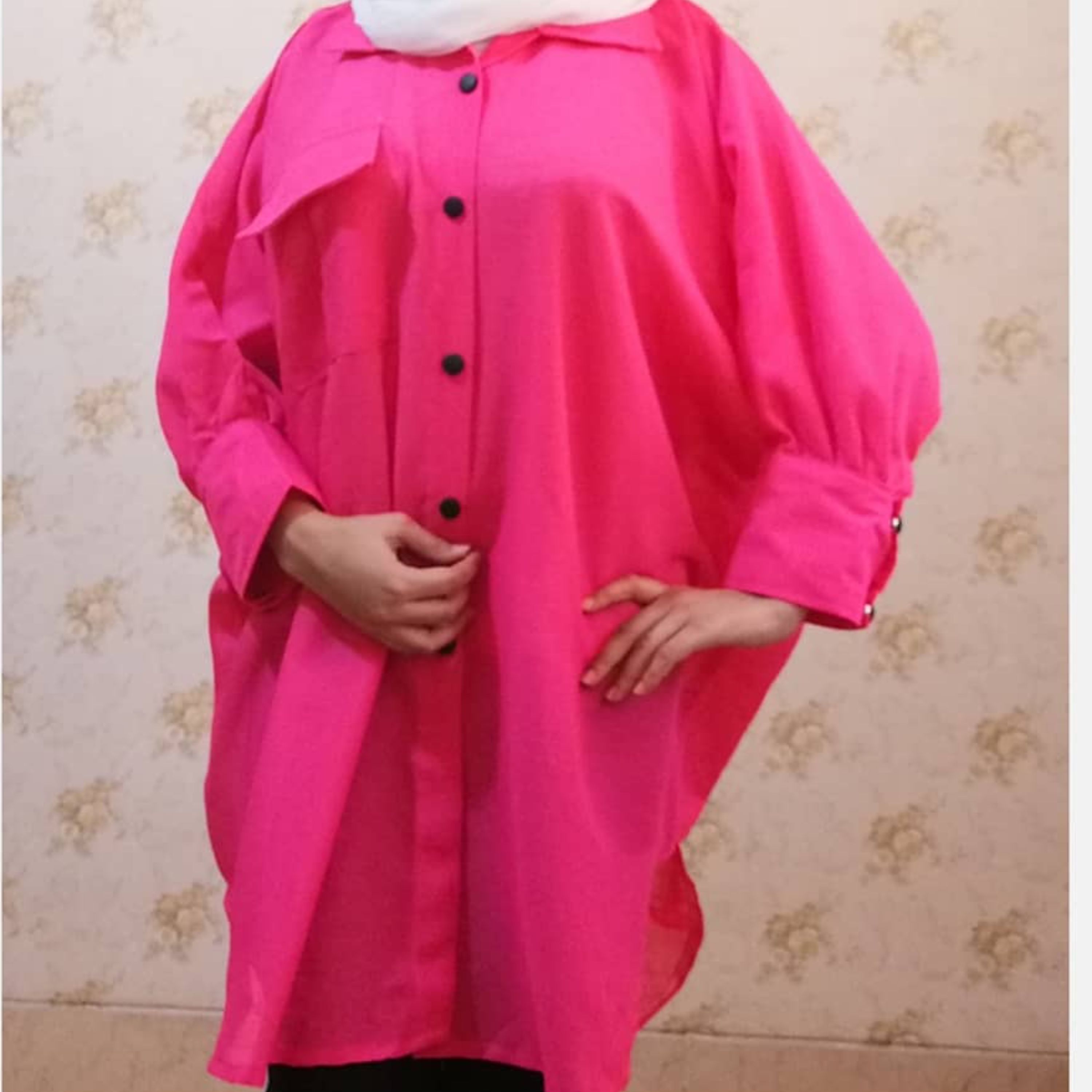 مانتو خفاشی تک جیب
