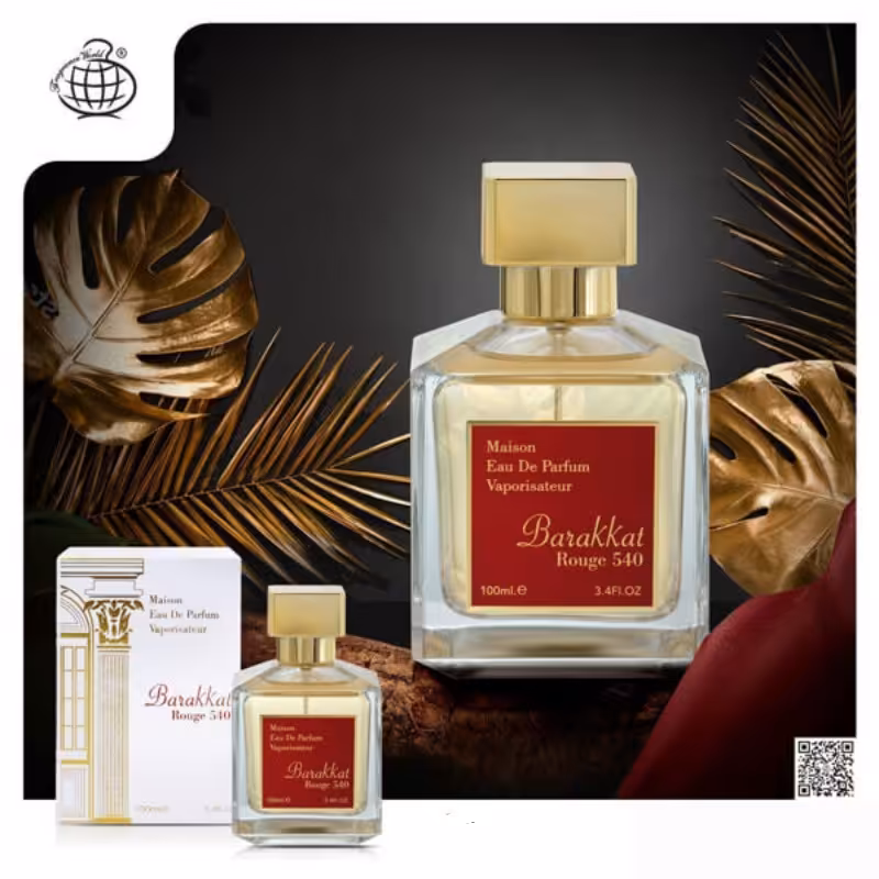 ادکلن اسپرت باراکات باکارات روژ 540 فراگرنس وردBarakkat rouge Fragrance world