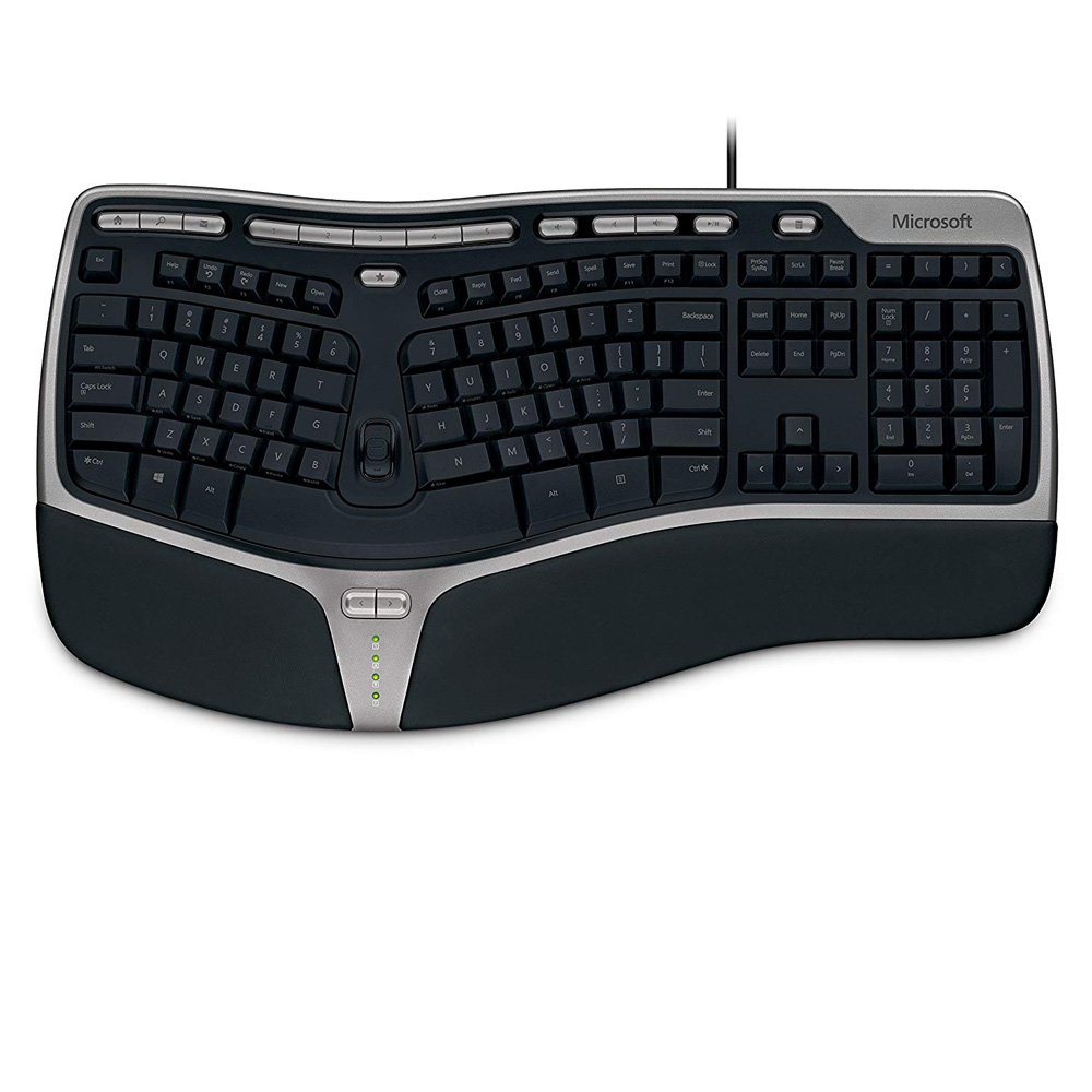 قیمت و خرید کیبورد باسیم مایکروسافت مدل Natural Ergonomic 4000 | یاس ارتباط