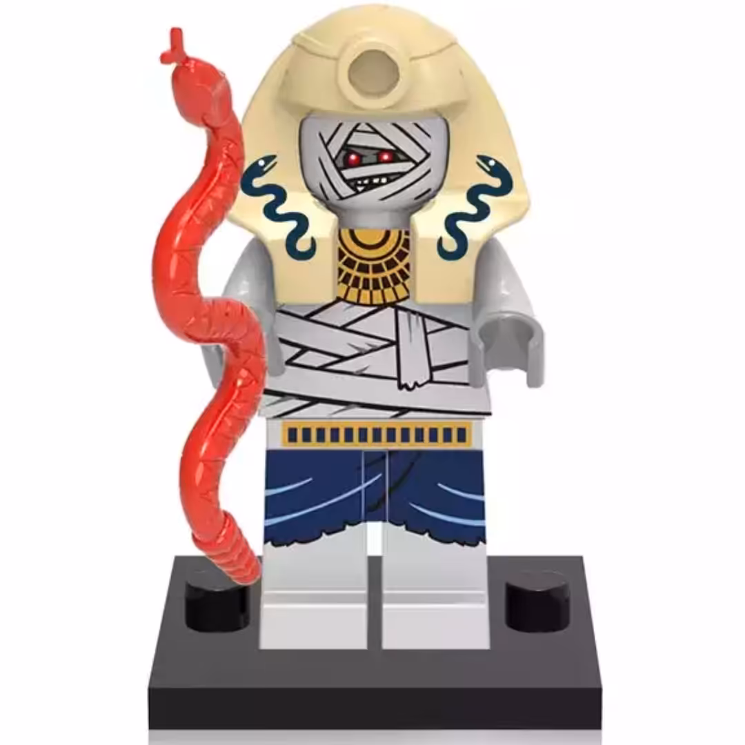 لگو مومیایی با مار لگویی