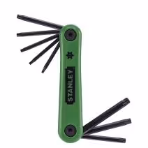 مجموعه 8 عددی آچار آلن ستاره ای تاشو استنلی  مدل 4-69-263