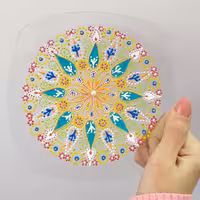 ظرف شیشه ای نقطه کوبی