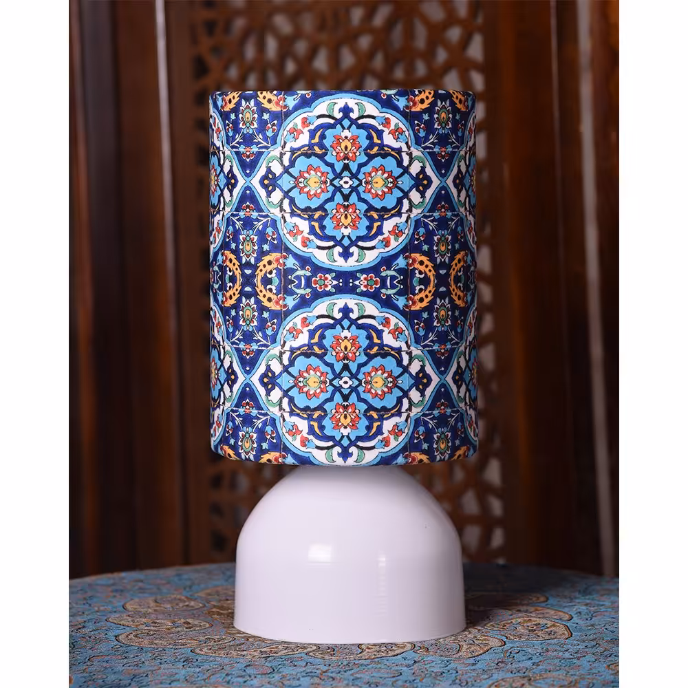 آباژور رومیزی مدل کاشی کاری 