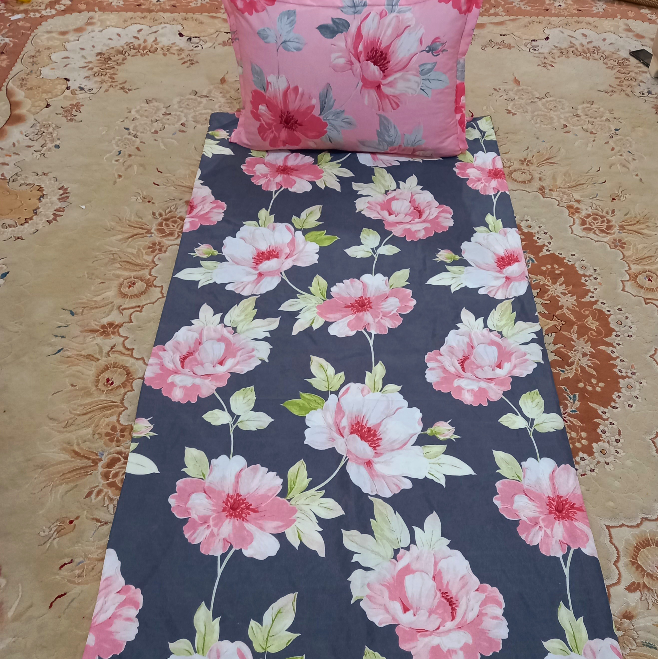 ست روتشکی و روبالشتی گل شقایق