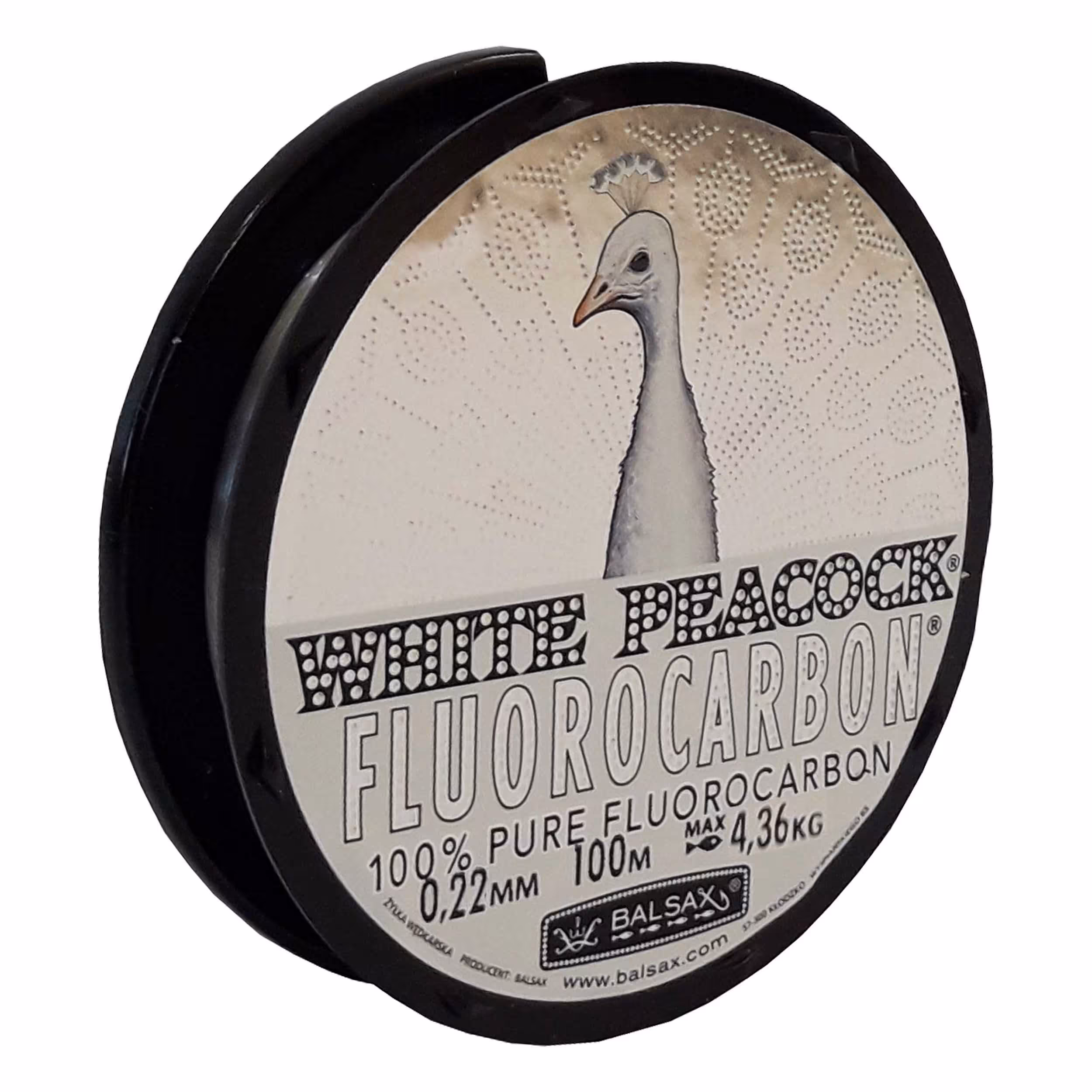 نخ ماهیگیری فلورکربن بالساکس White Peacock سایز 0.22 شفاف100متری