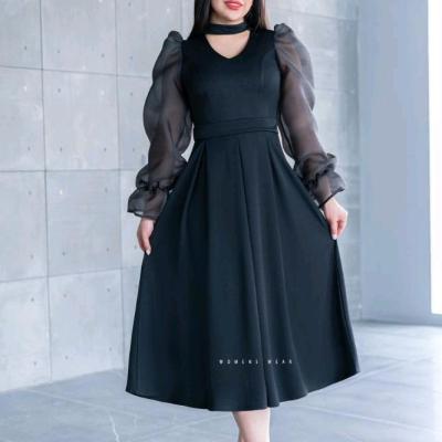 پیراهن مهمانی زنانه اورگانزا مدل مجلسی