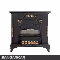 بخاری گازی سنگرکار 28000 مدل آگاتا مشکی