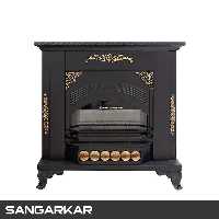 بخاری گازی سنگرکار 28000 مدل آگاتا مشکی