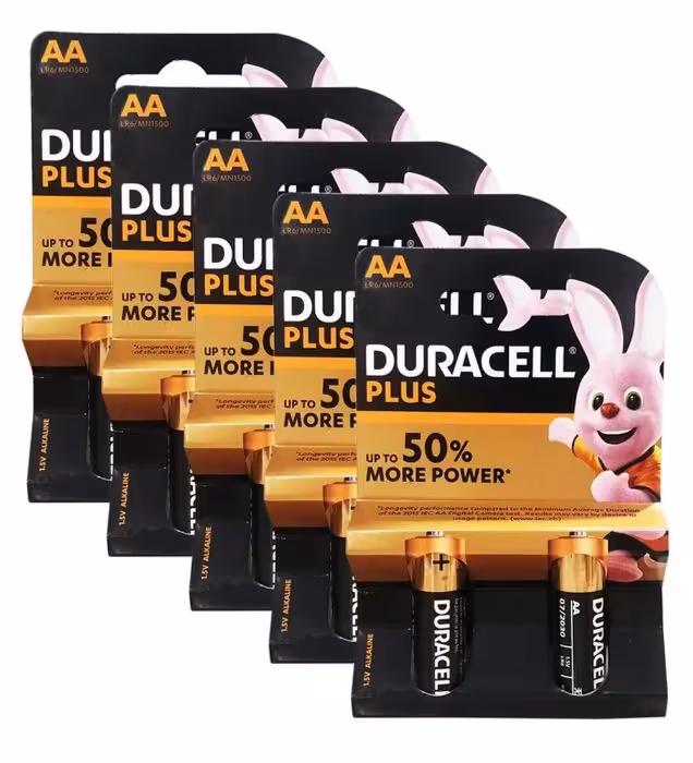 باتری قلمی دوراسل مدل PLUS-LR6 بسته 10 عددی