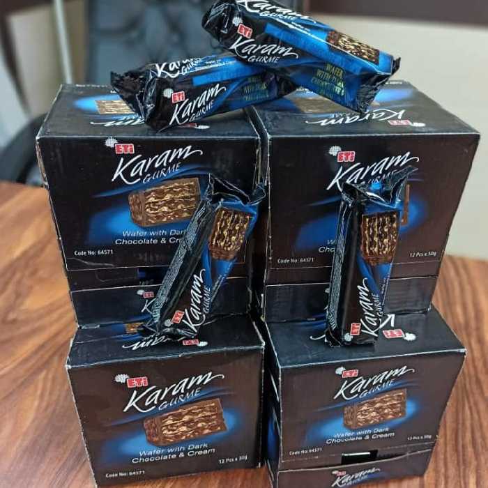 شکلات کارام گورمه شکلات تلخ 40% مارک اتی محصول ترکیه