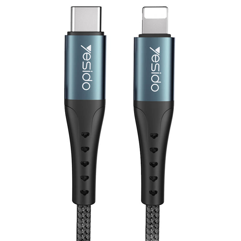 کابل 2 متری تایپ سی به آیفون یسیدو مدل YESIDO CA65 Type C to Lightning