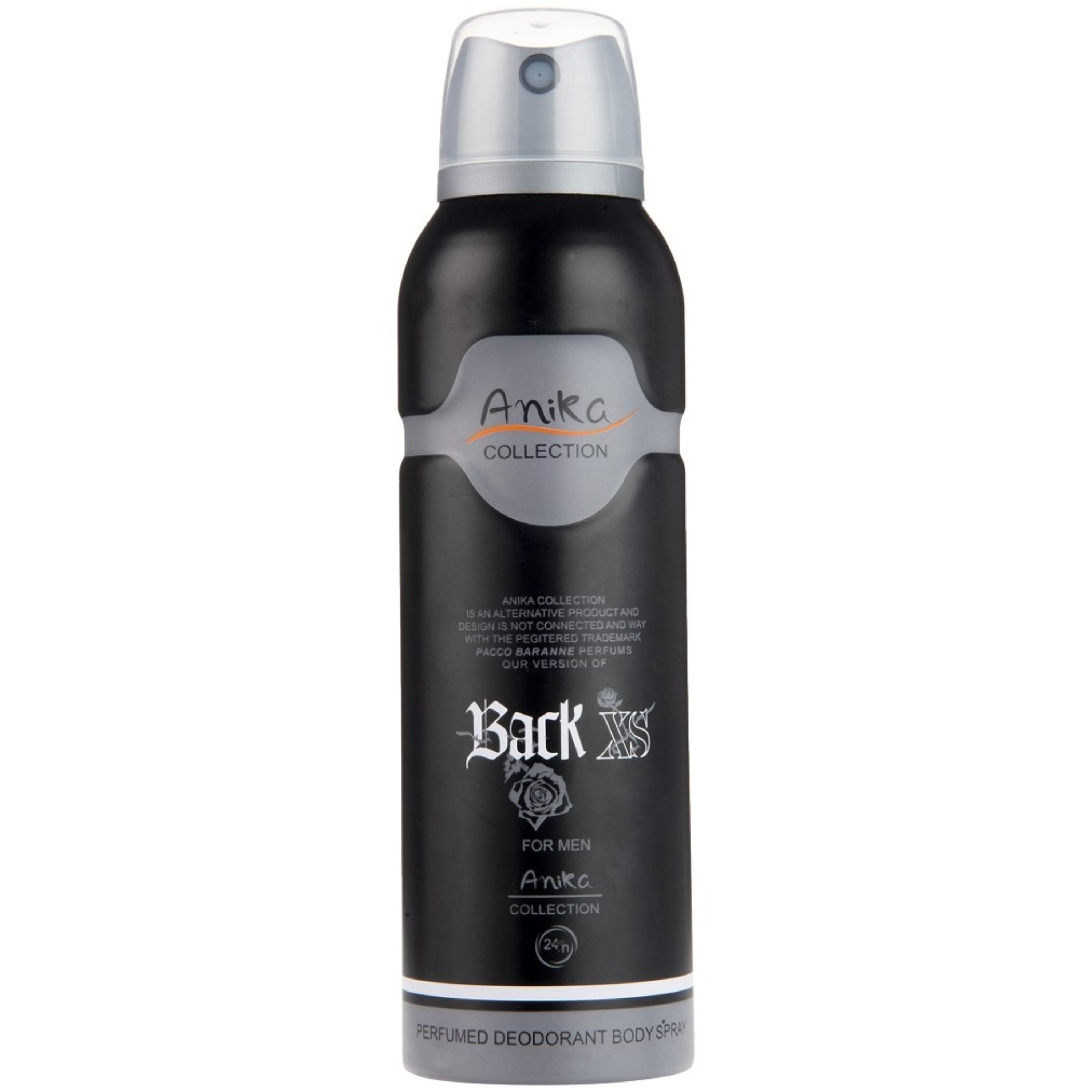 اسپری بدن مردانه آنیکا مدل پاکو رابان بلک ایکس اس کد 31  ANIKA BACK XS حجم 200 میلی لیتر