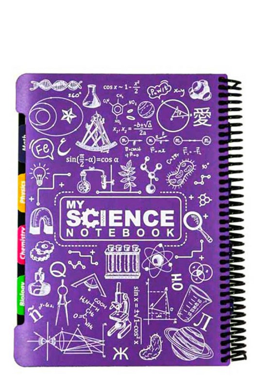 دفتر رحلی 160 PP My Science بنفش