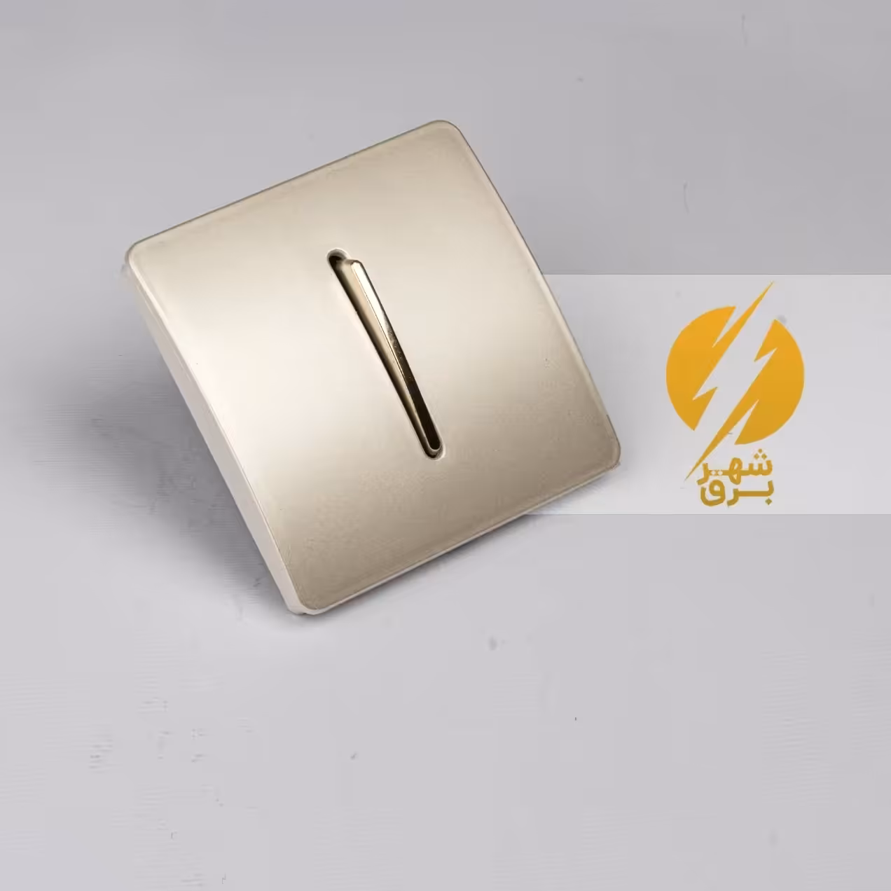 کلید پریز ( تک پل) اسیا کریستالی صدفی