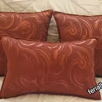 کاور کوسن طرح دار مسی 4 عددی