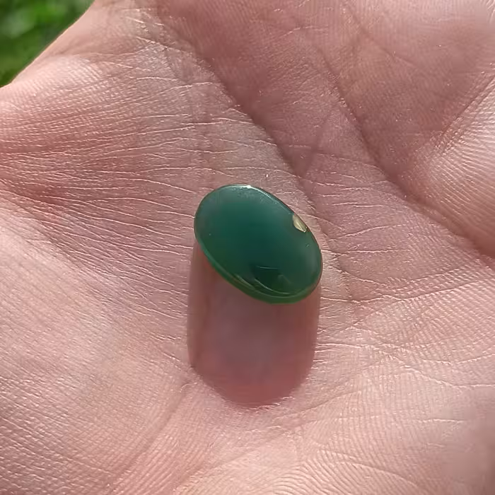 سنگ عقیق یشم سبز اصل معدنی درجه یک زیبا
.