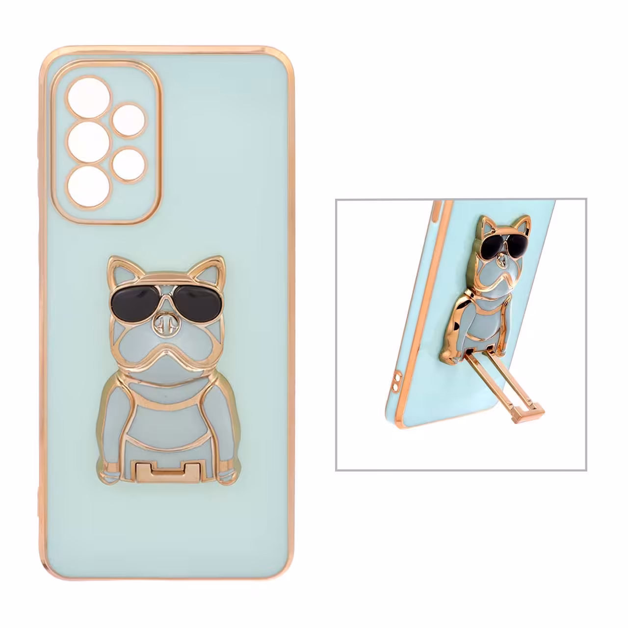 قاب My Case Dog مدل Samsung A33 - سبز آبی 