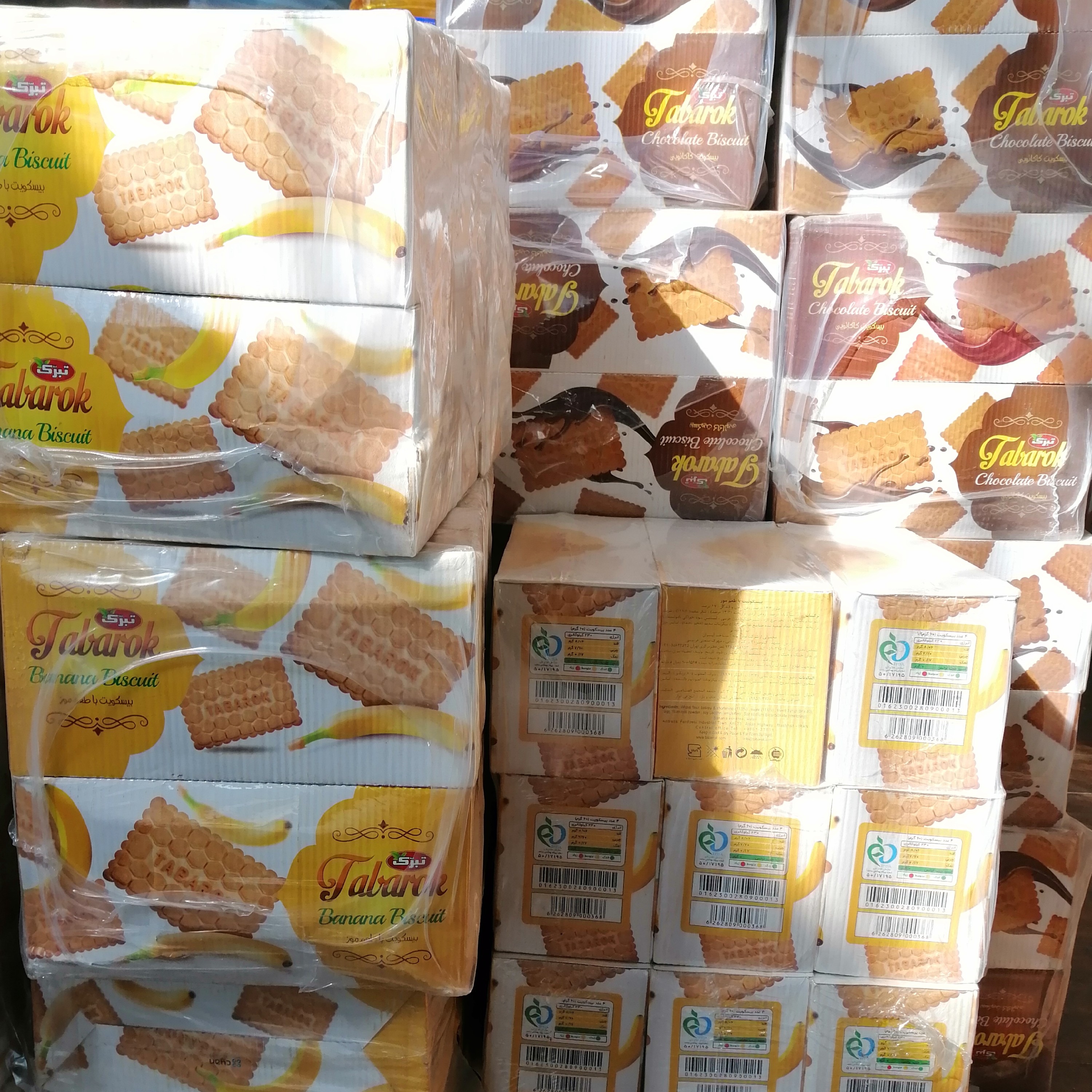 بیسکوئیت 800 گرمی، تبرک، بسته 6 عددی