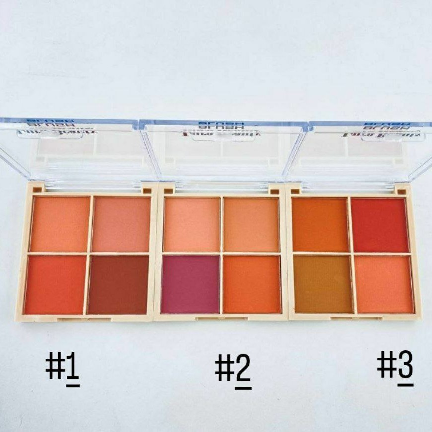 پالت رژگونه چهار رنگ لورا بیوتی