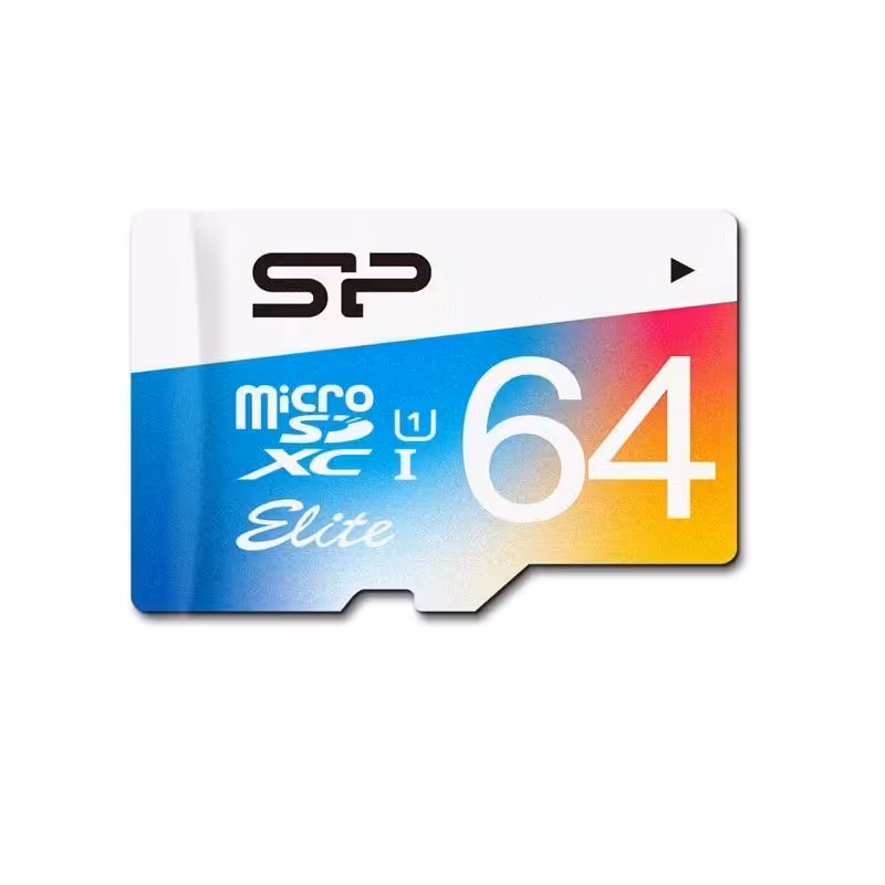 مموری  64 گیگ سیلیکون پاور  مدل Elite  کارت حافظه SiliconPower