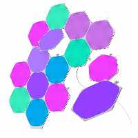 خرید پنل هوشمند روشنایی 15 تکه نانولیف مدل Hexagon Starter Kit با بهترین قیمت