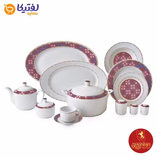 سرویس توسکانی چینی زرین رادیانس 12 نفره 102 پارچه