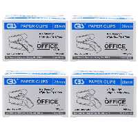 گیره کاغذ سی بی اس مدل JM128 بسته 400 عددی