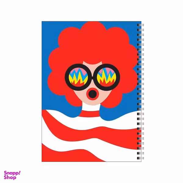 دفتر مشق 50 برگ بامبیلیپ طرح دختر فرفری کد 5367254