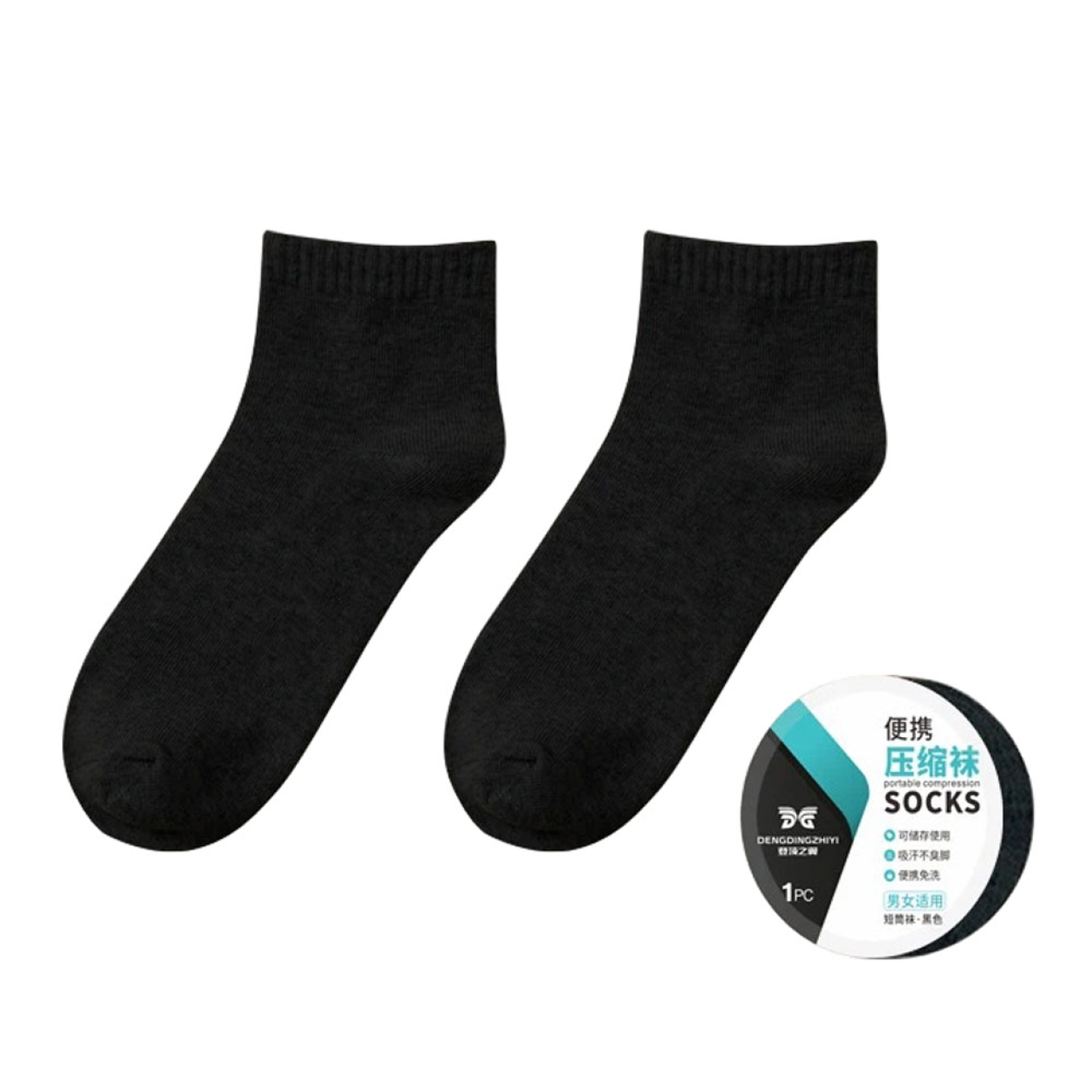 جوراب فشرده طرح قرص