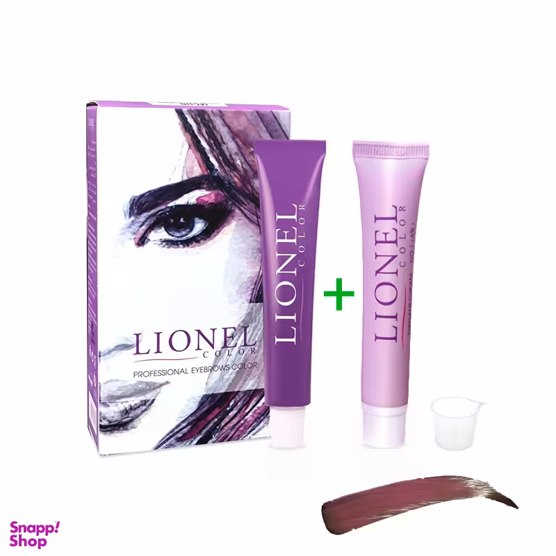 کیت رنگ ابرو لیونل (Lionel) شماره RGB9 رنگ بلوند رز گلد حجم 15 میلی‌لیتر