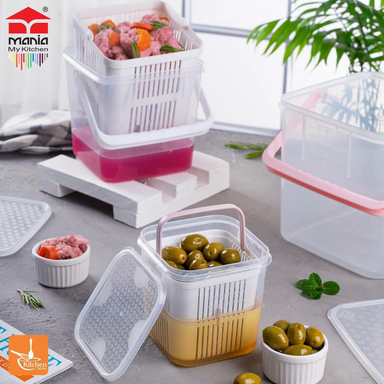  ظرف نگهدارنده زیتون کوچیک 