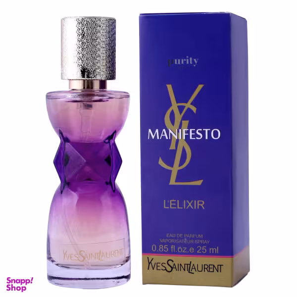 عطر جیبی زنانه پیوریتی (Purity) مدل MANIFESTO حجم 25 میلی لیتر
