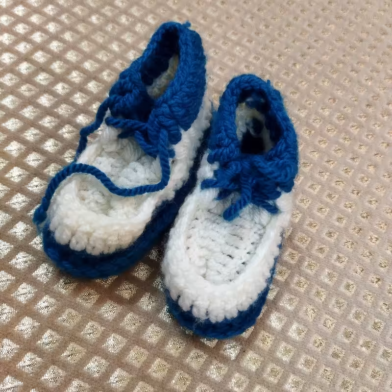 پاپوش بافتنی پسرانه 