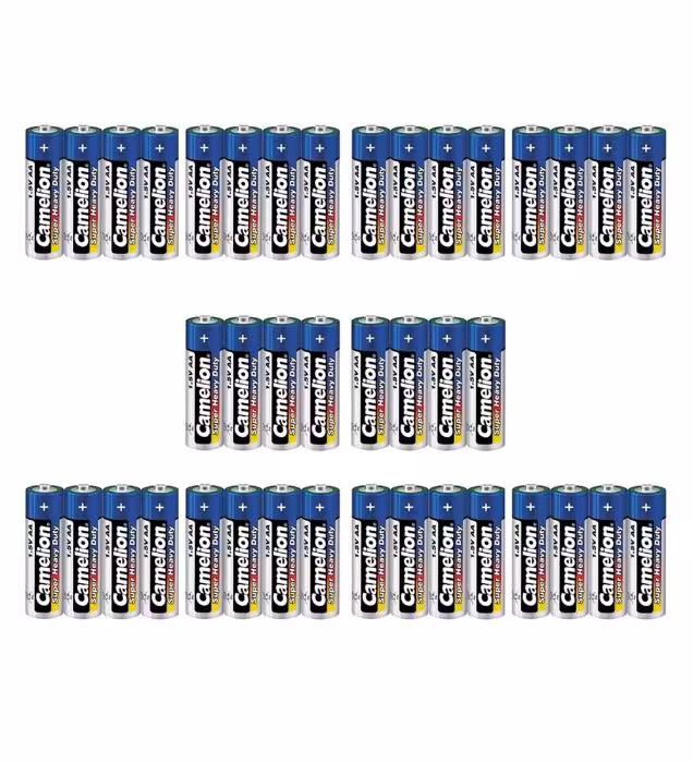 باتری قلمی کملیون مدل Super Heavy Duty بسته 40 عددی