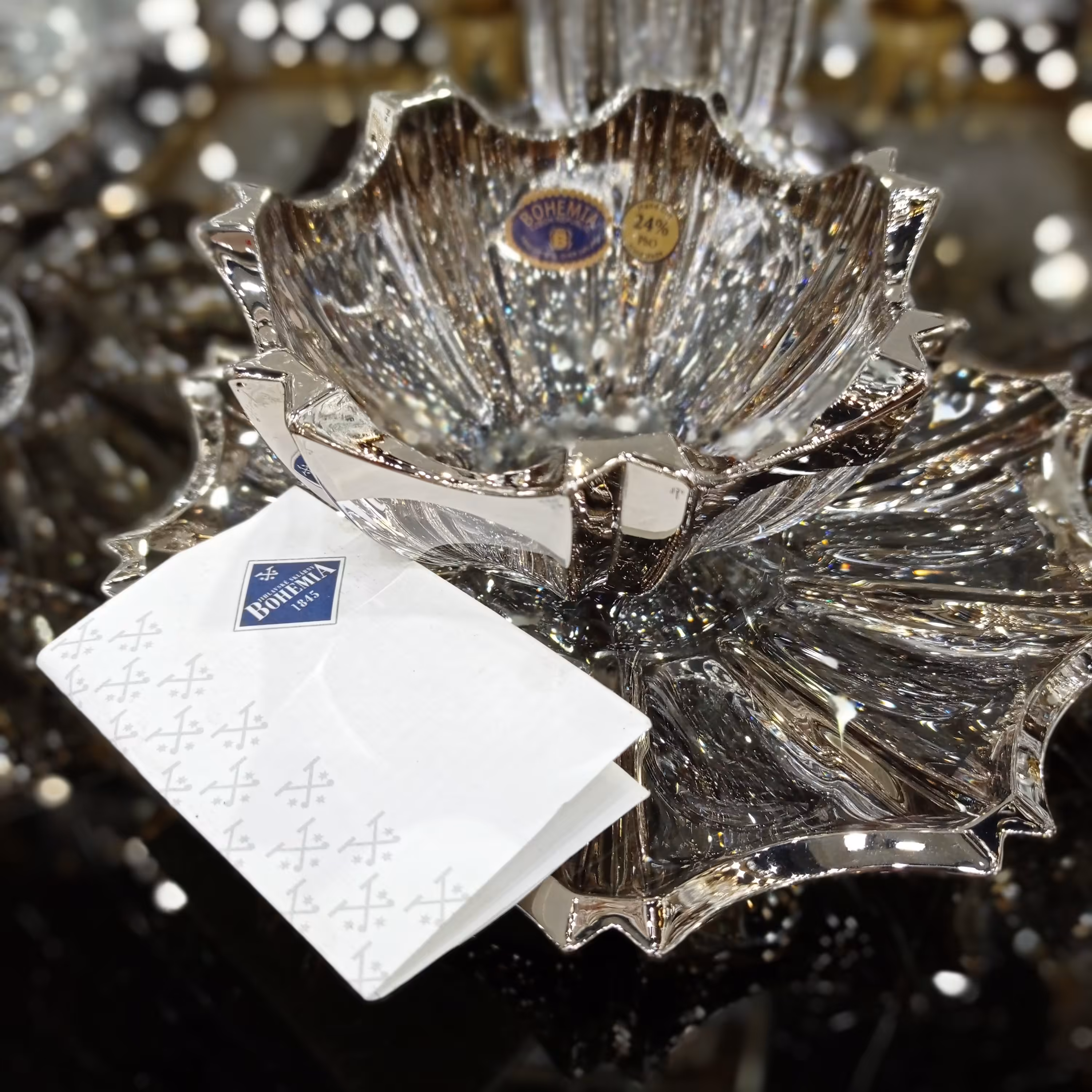 سرویس کریستال تانگو پلاتین برند بوهمیا24درصد ساخت ایران