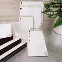 صفحه زیر کیک(سینی زیر کیکی) ام دی اف با سایز 20 در 20 سانتی متر و‌حک لوگو اختصاصی