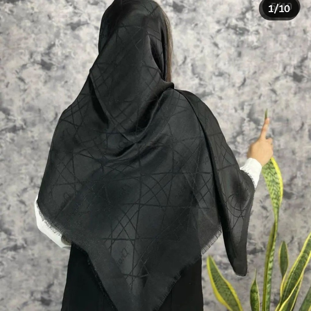روسری ژاکاردمشکی