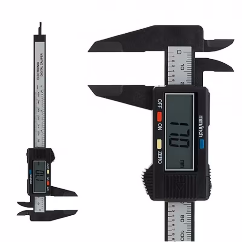 کولیس دیجیتال به همراه باطری و پکیجینگ
