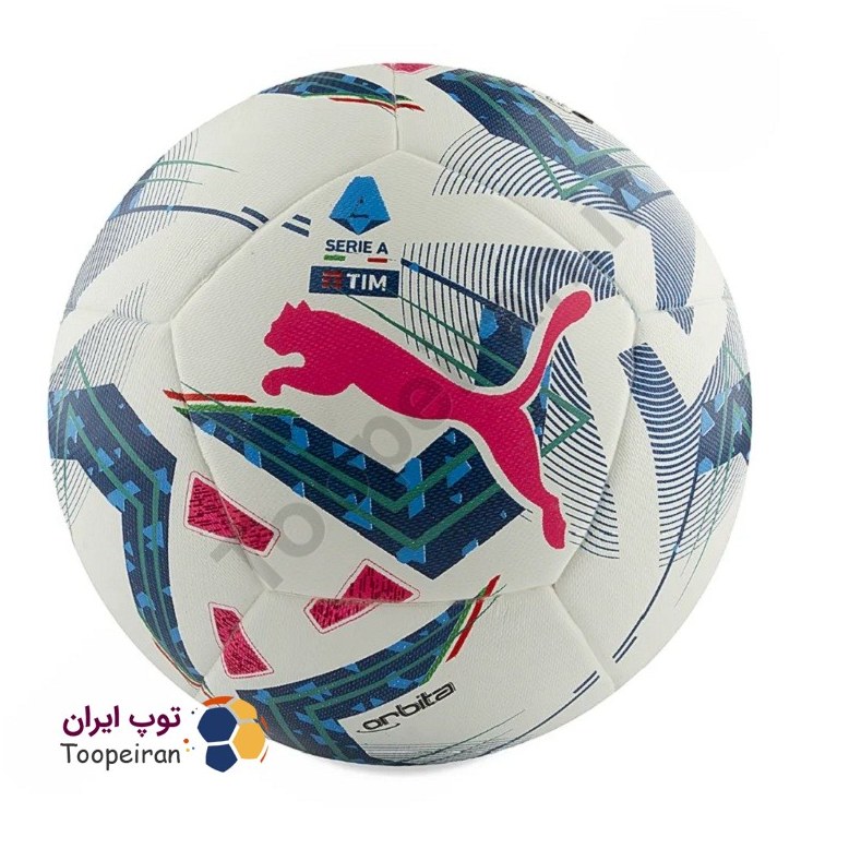  توپ فوتبال دربی استار طرح بوندس لیگا طوسی آبی  سایز5