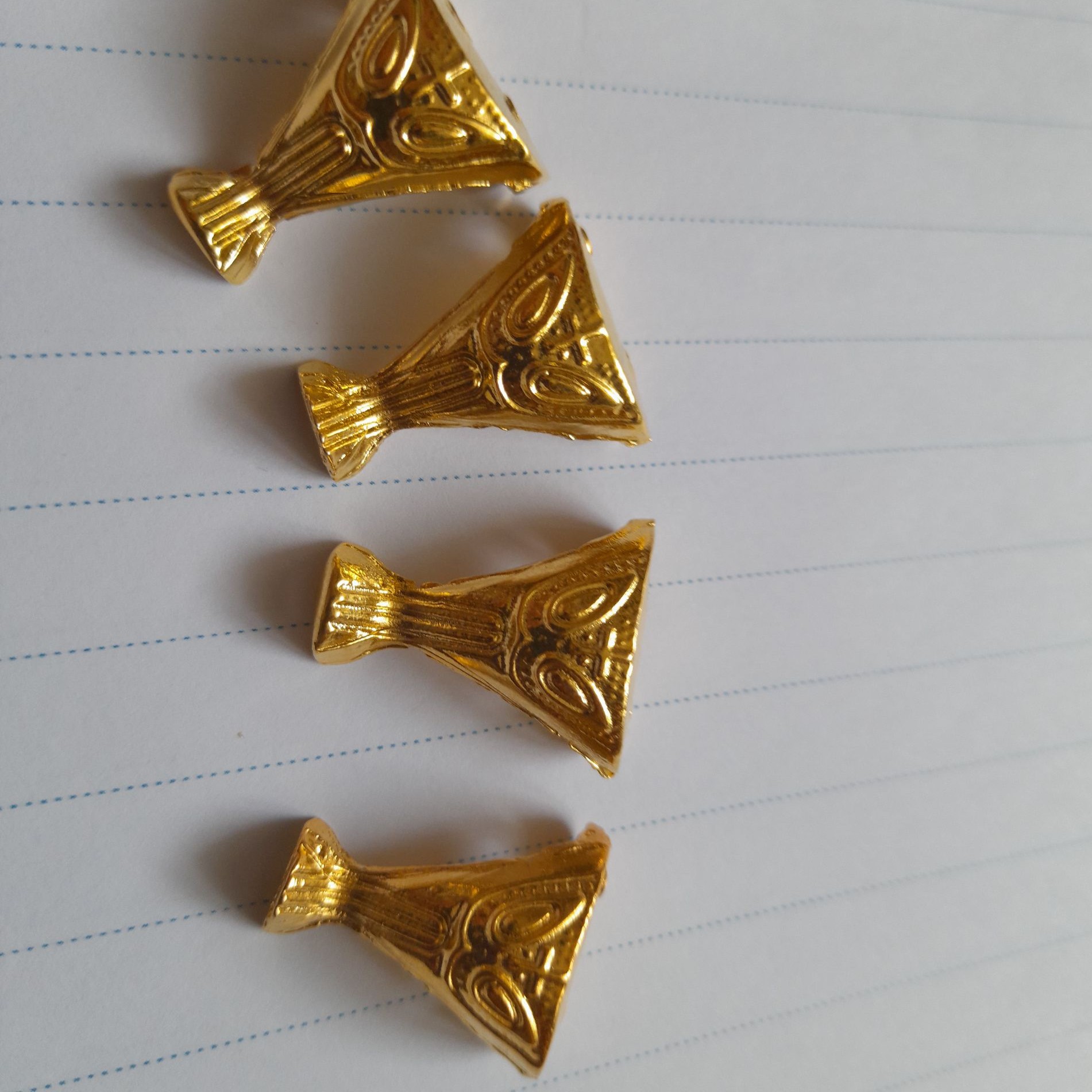 پایه صلیبی. پایه طلایی جدید .پایه فلزی .بسته 50عدد