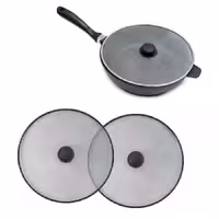 روغن گیر ماهیتابه برای جلوگیری از پخش شدن روغن به هنگام پخت و پز
جلوگیری از پریدن روغن به اطراف به هنگام پخت و پز 
جلوگی