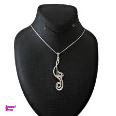 گردنبند نقره زنانه طرح اسم زهرا