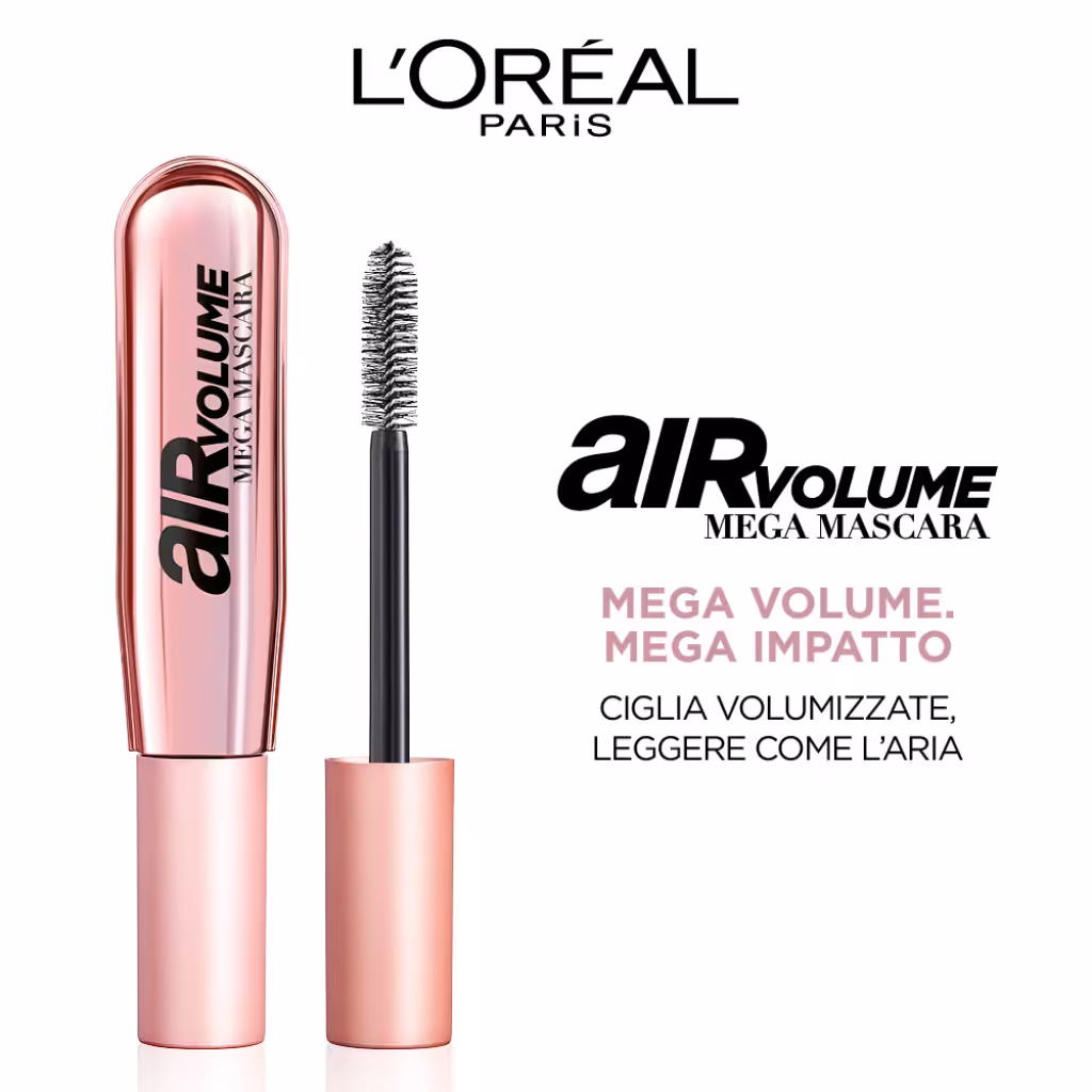 ریمل air volume لورآلLOREAL rose gold
