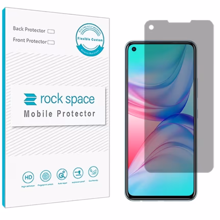 گلس پرایوسی (حریم شخصی)نانو و ضد ضربه گوشی اینفینیکس Hot 10 برند راک اسپیس 